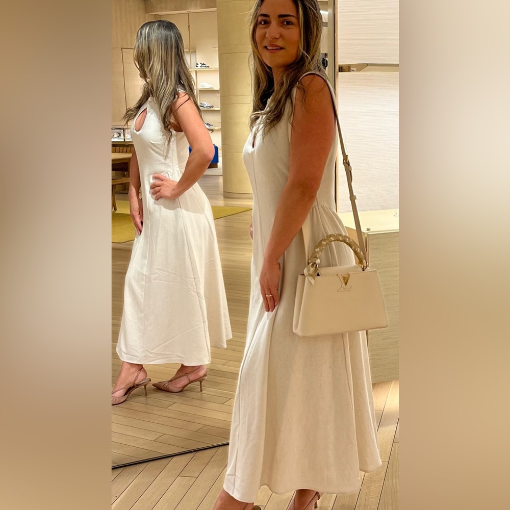 NWT CAMILA COELHO  LINEN MIDI DRESS SIZE 2/4/6/8/10
🚨FIRM PRICE - Picture 4 of 15